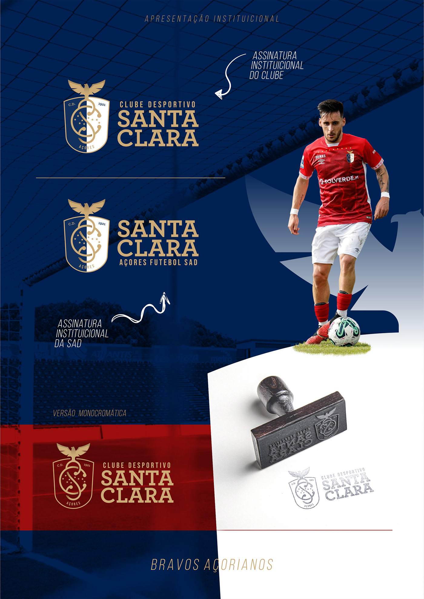 design Graphic Designer brand identity Logo Design cdsc emblema design gráfico football santa clara