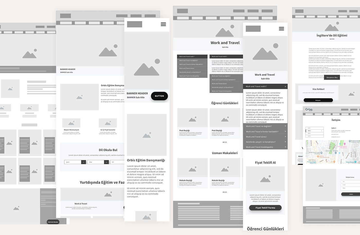 landing page sketch UI/UX ux Web Design  Website
