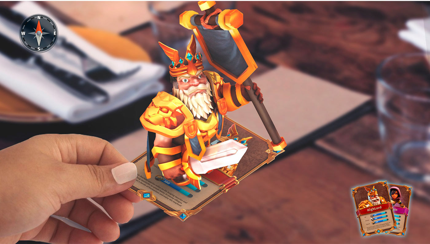 game Isometric Character AR Interface UI GUI strategy