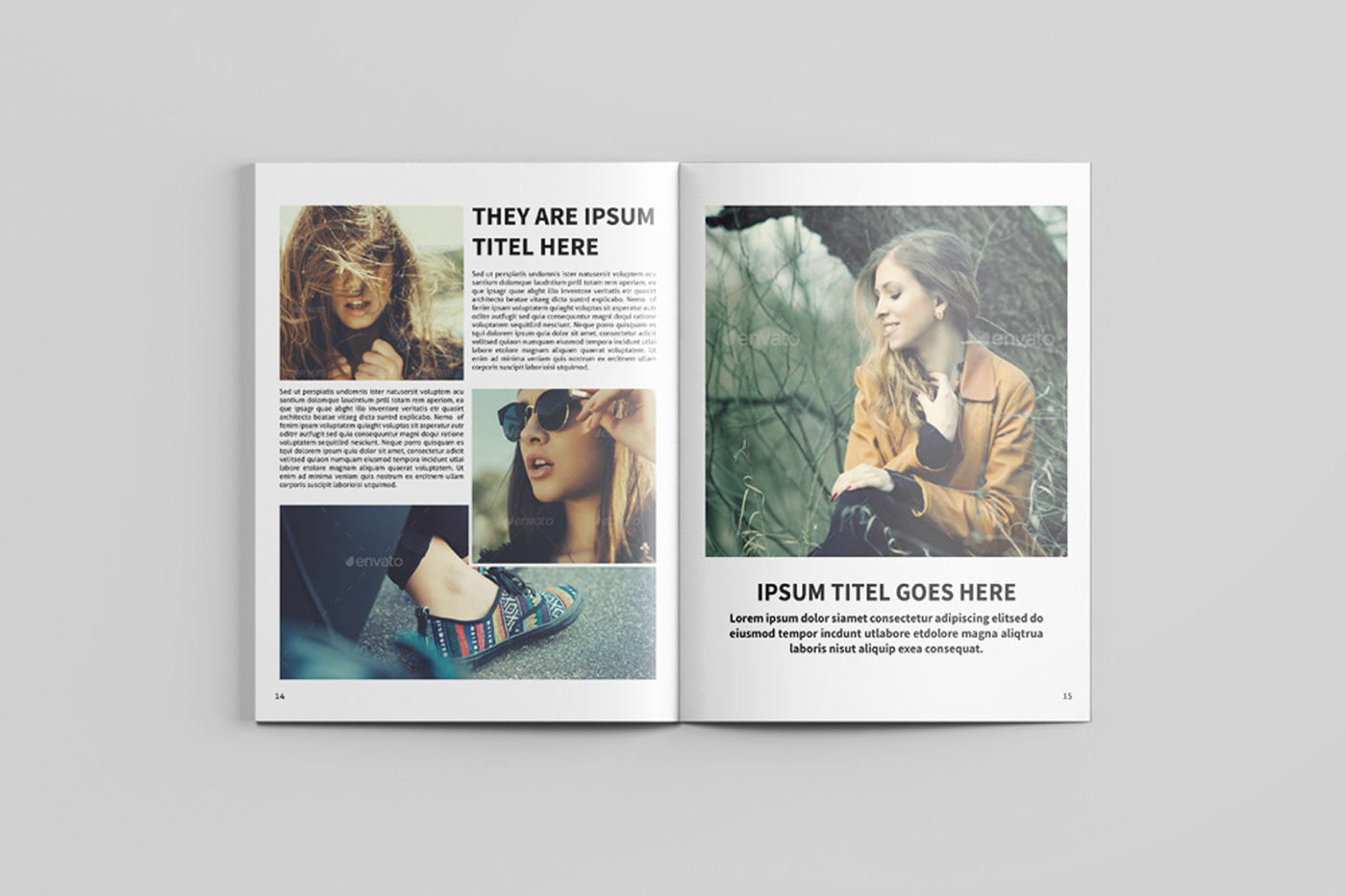 fashion photography magazine templat InDesign Photography Brochure print design  Photography  MINIMAL Magazine