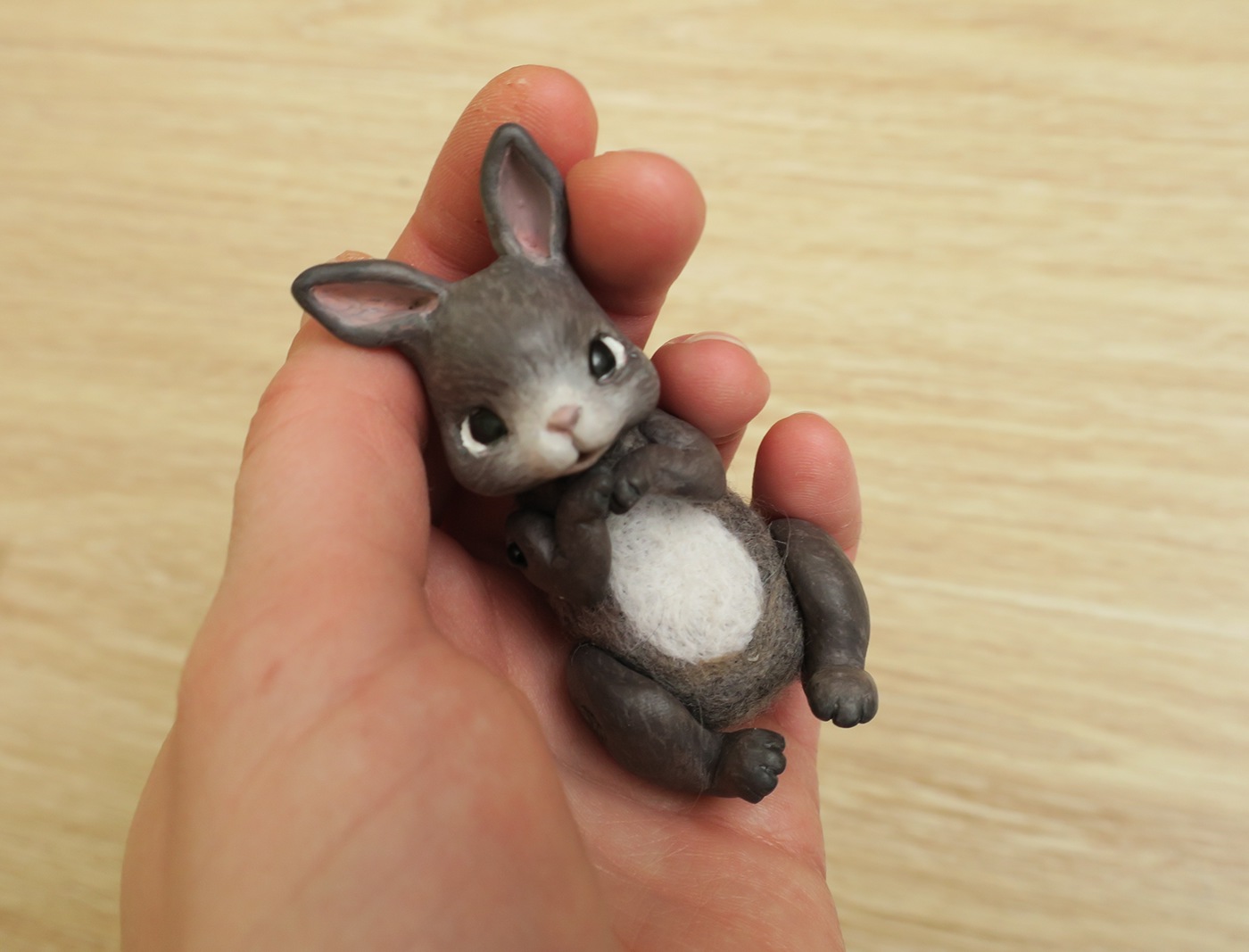 sculpture toy creative designer Needle Felting craft cutie handmade Miniature art