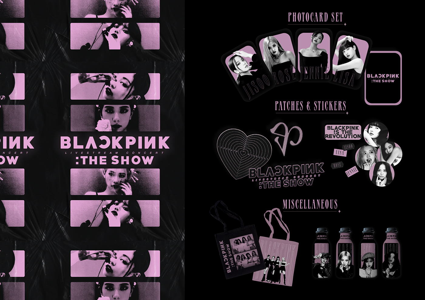 artwork blackpink concept fanart kpop Merch merchandising music product