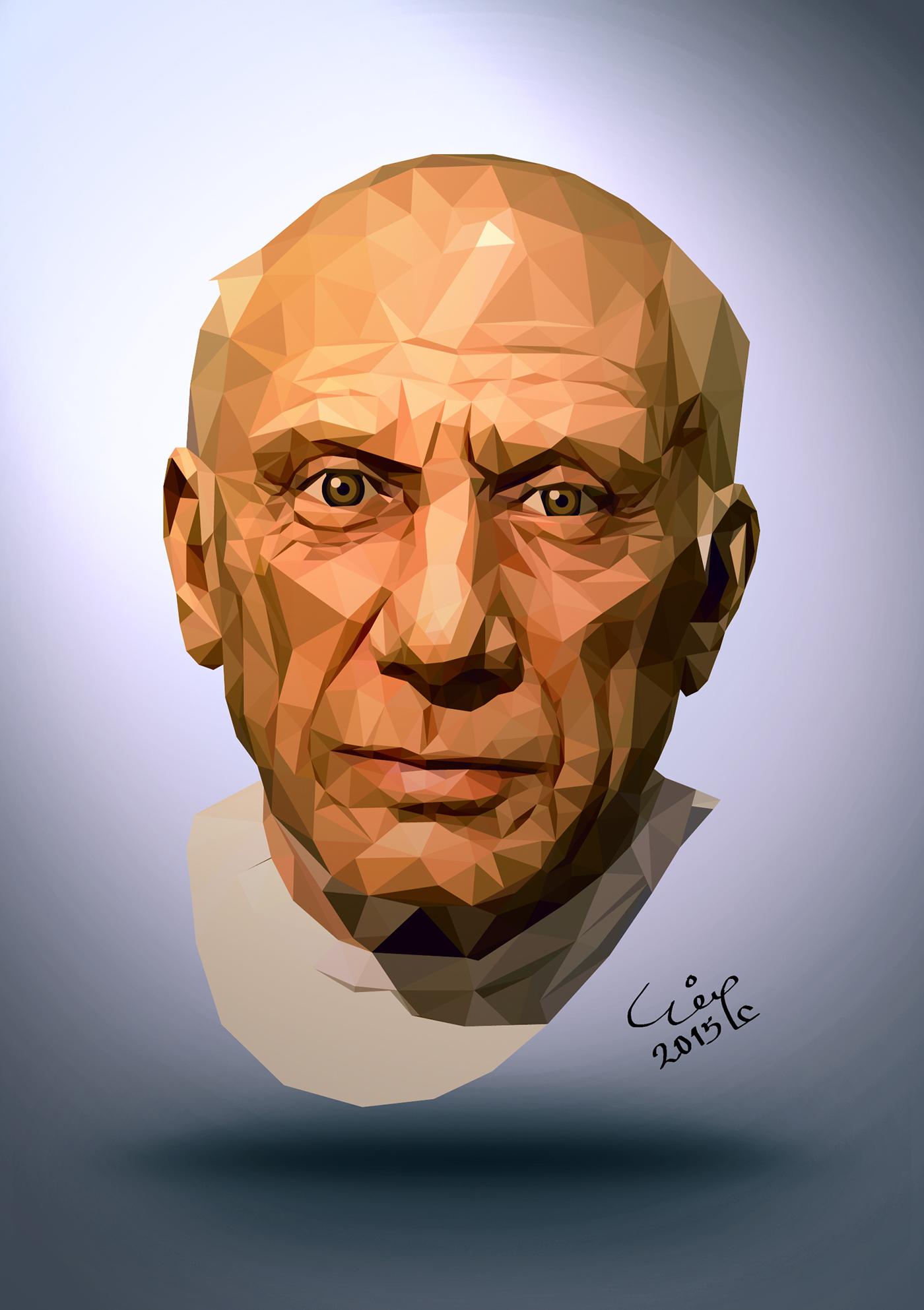 pablo picasso Low Poly