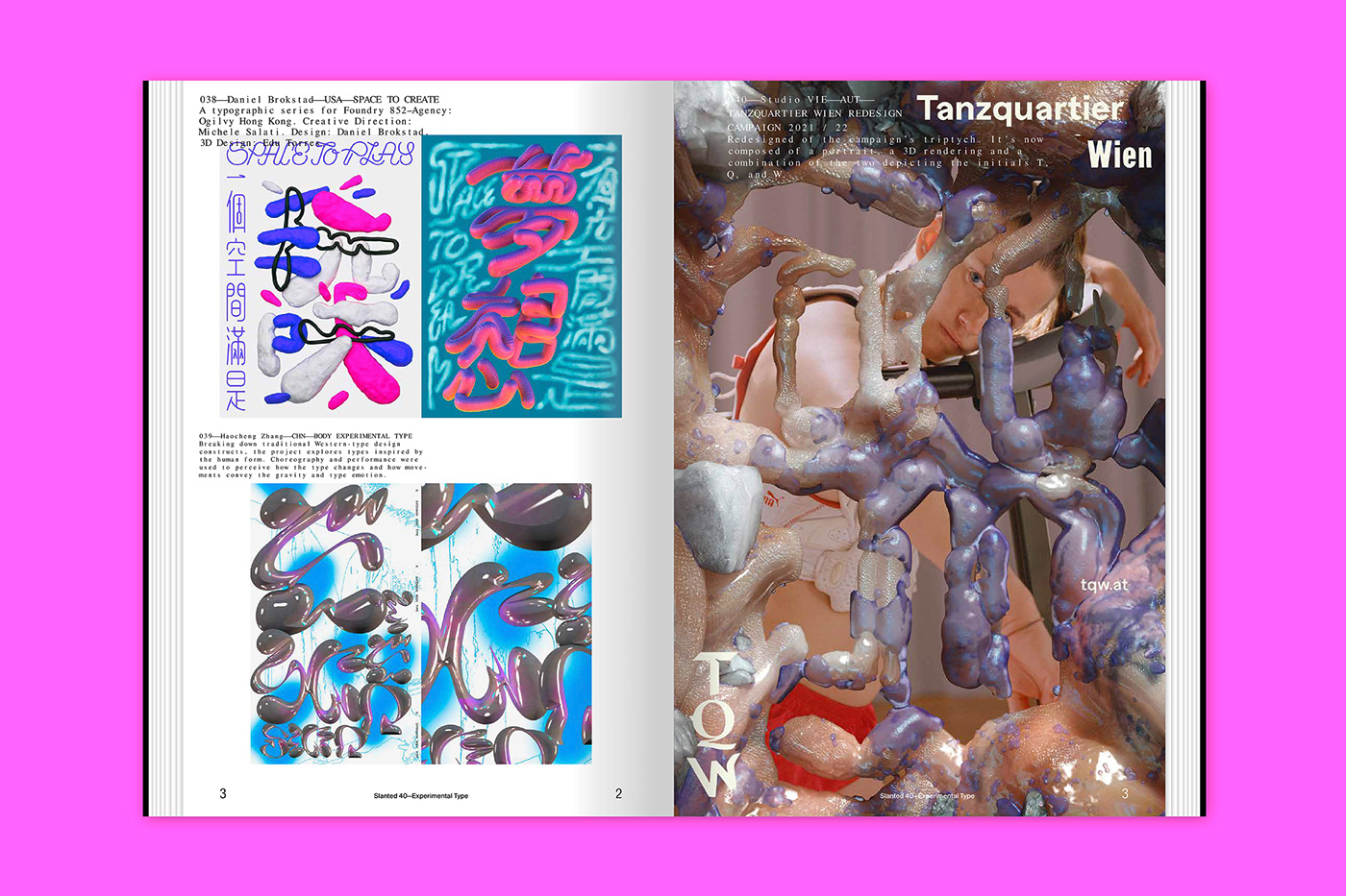 design experimental Layout magazine print print design  slanted slanted magazine type typography  