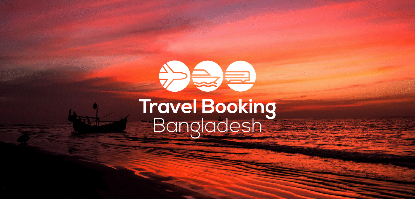 Bangladesh logo rebranding Travel agency Booking bd Website business card letterhead