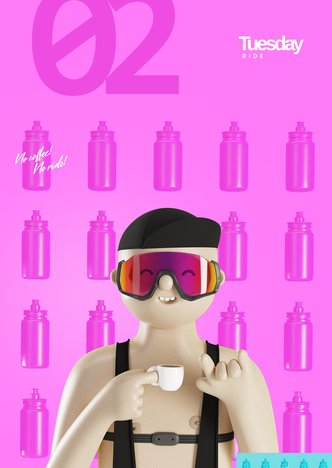 3D Character concept poster ride Web 3dcharacter brandings graphic design  brandhero