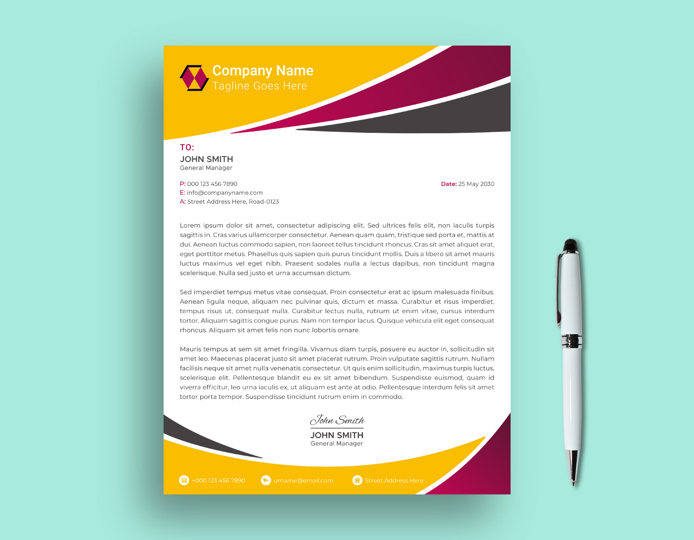 business company corporate Corporate Identity design envelope invoice letterhead Stationery template