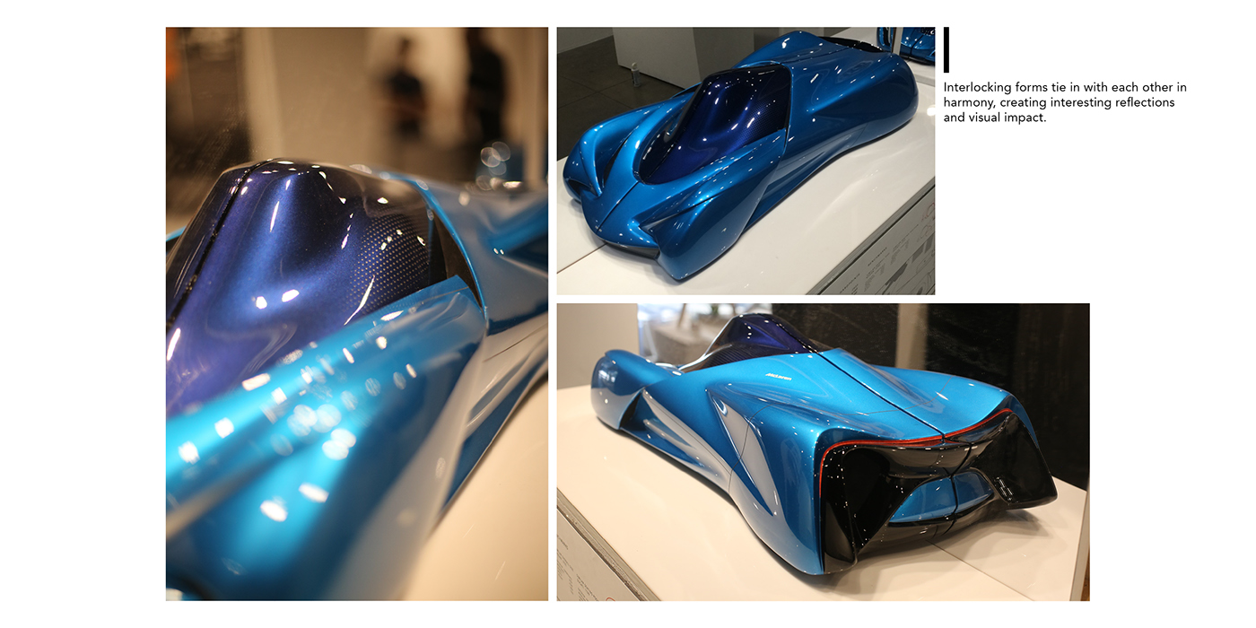 McLaren supercar Wearable sketch Render concept transportation photoshop car design Clay Model