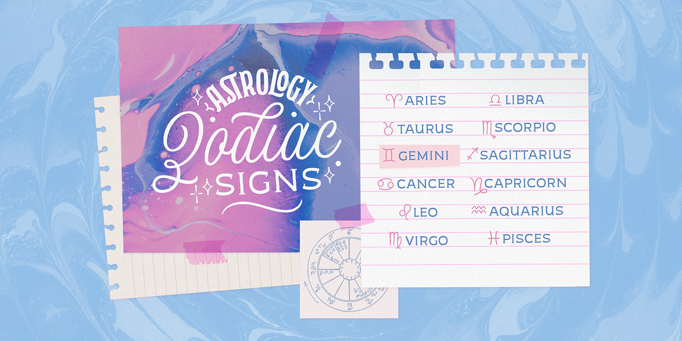 Astrology editorial design  graphic design  lettering Script sudtipos typography   typography  inspiration