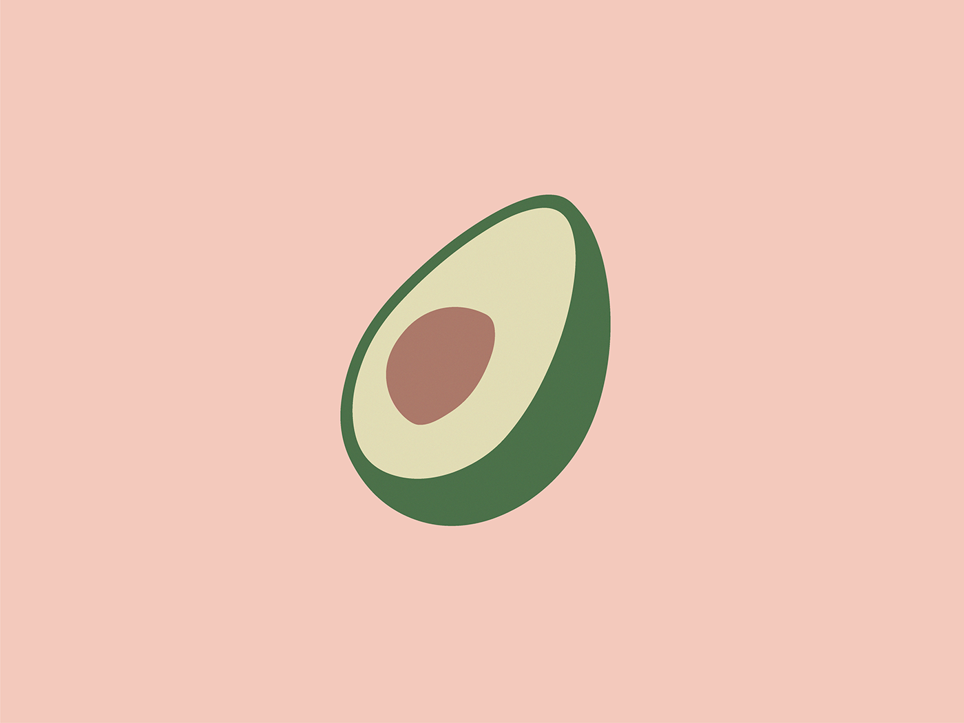 avocado animation  avocado gif ILLUSTRATION  motion graphics  gif pink