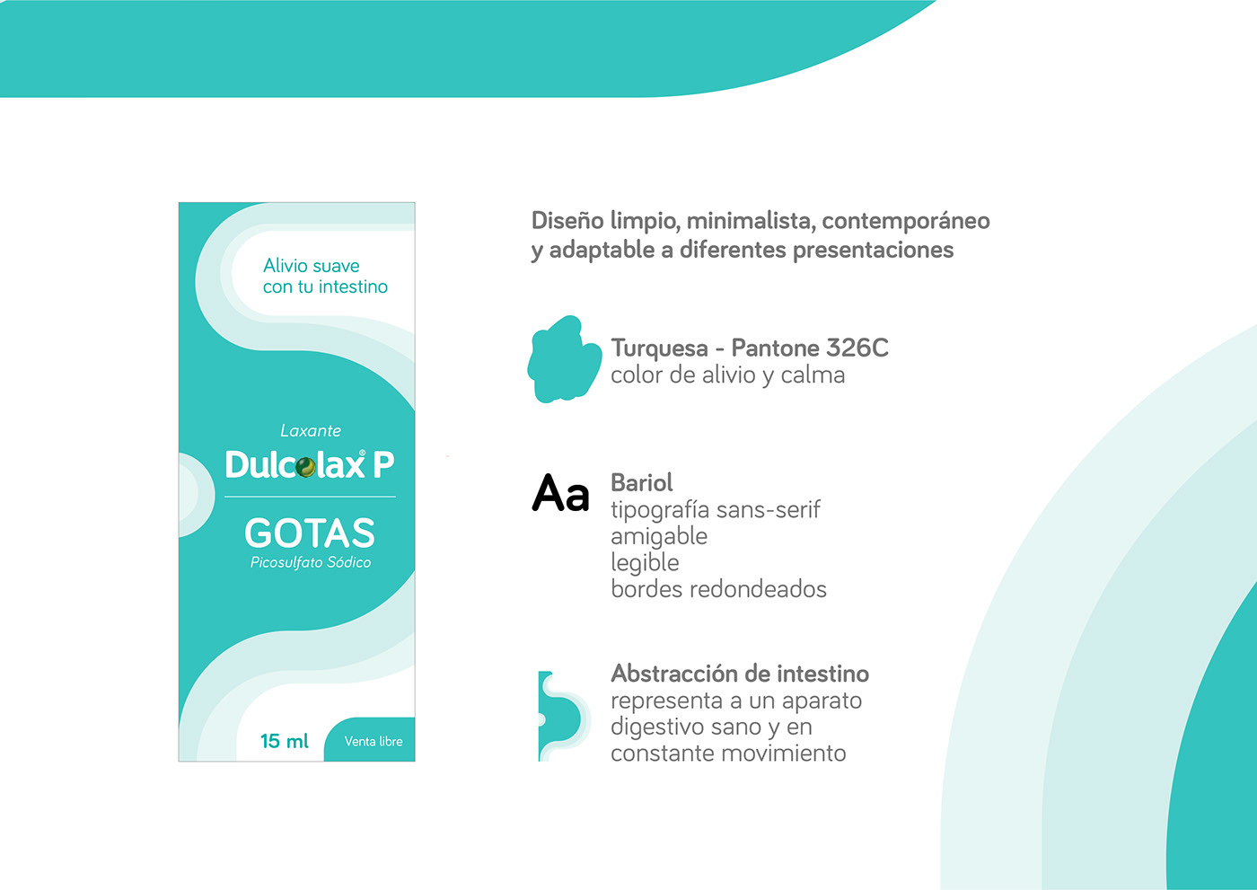 Dulcolax Packaging redesign rediseño diseño gráfico graphic design  Medical Packaging medicina medicine packaging packaging médico
