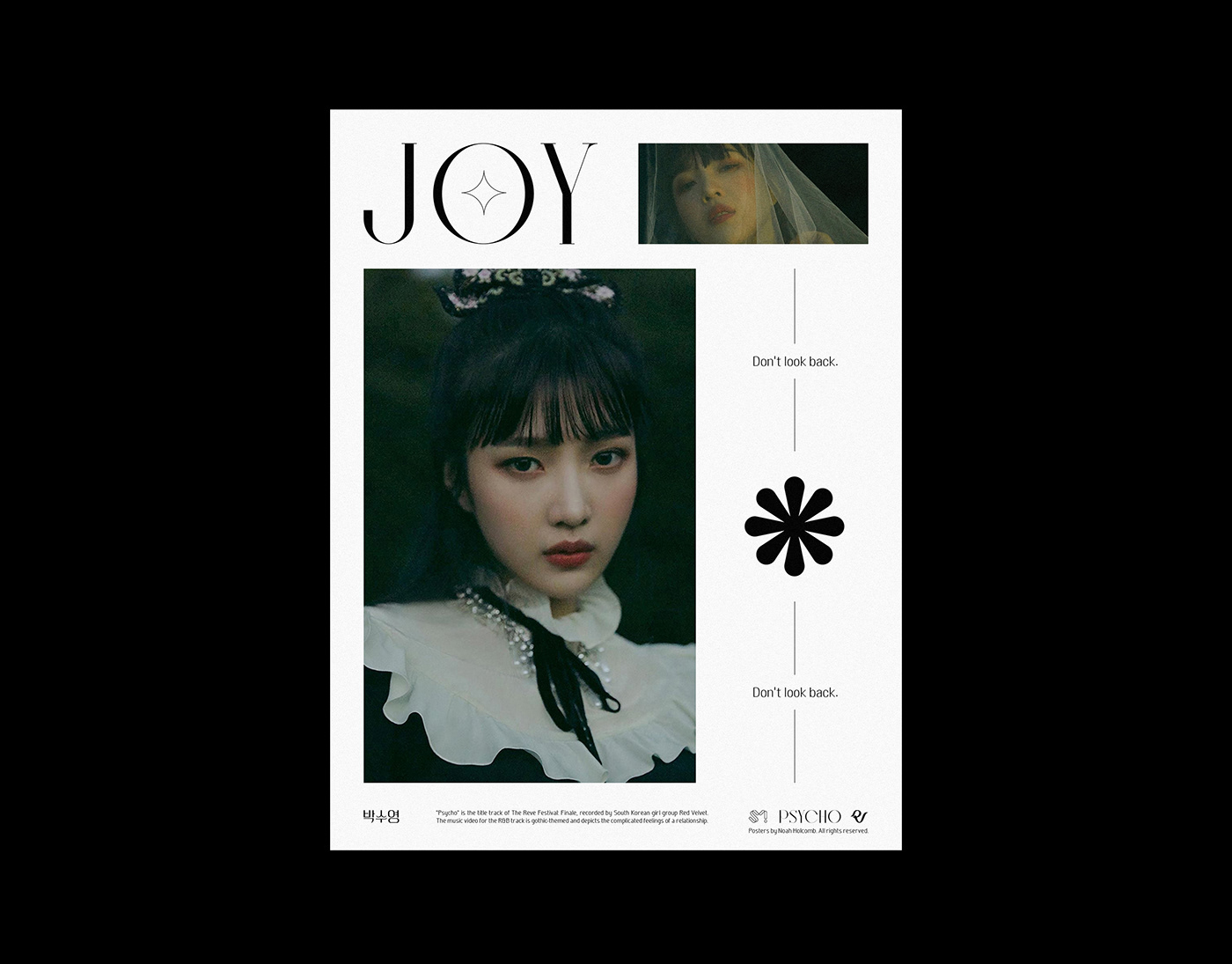 Red Velvet "Psycho" Posters - Joy