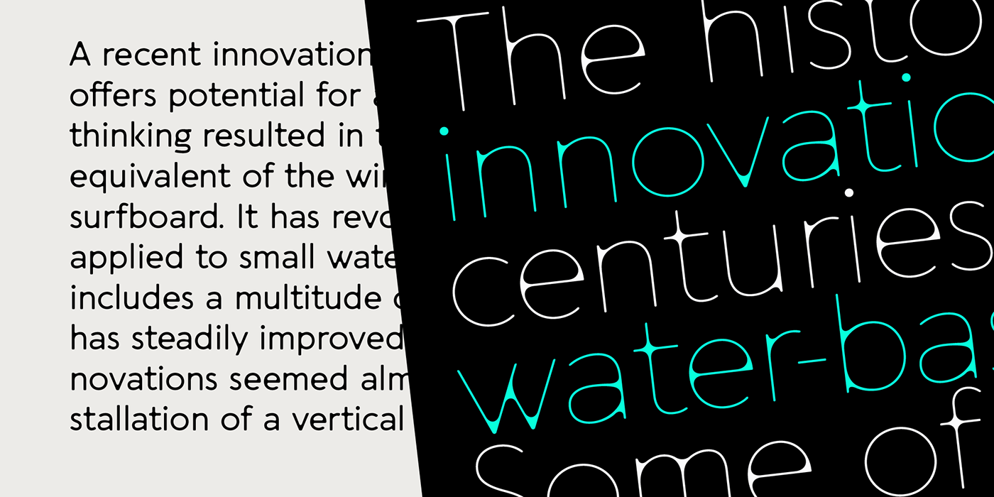 font poster sans serif type type design typedesign Typeface typographic typography   water