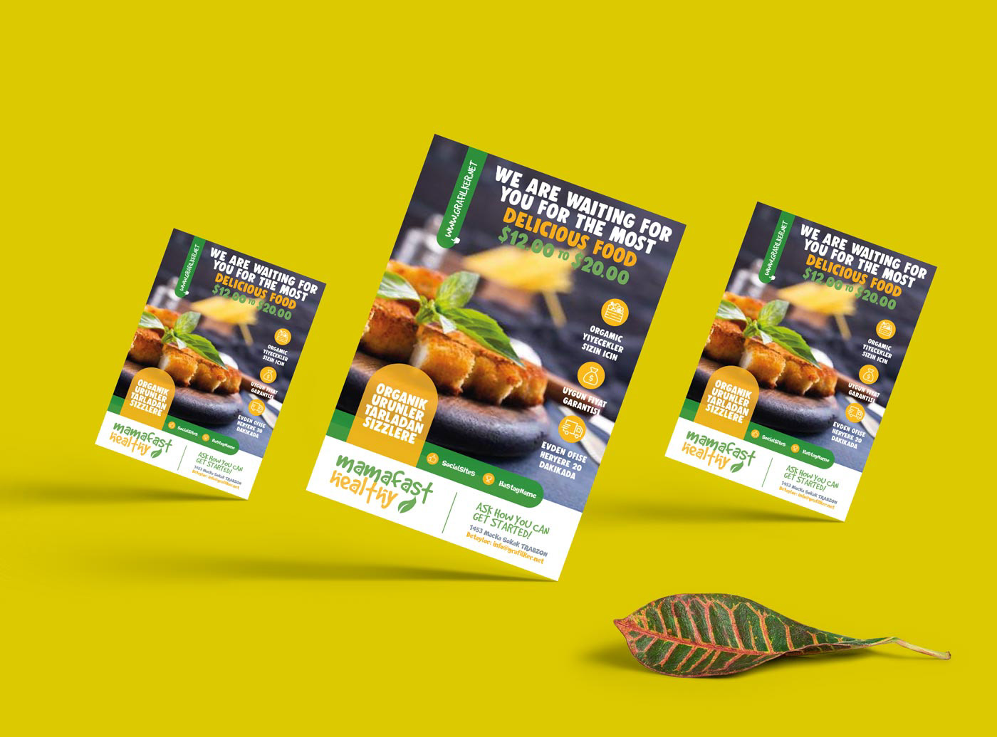 mamafast food flyer Flyer Design healthy food healthy food fyer