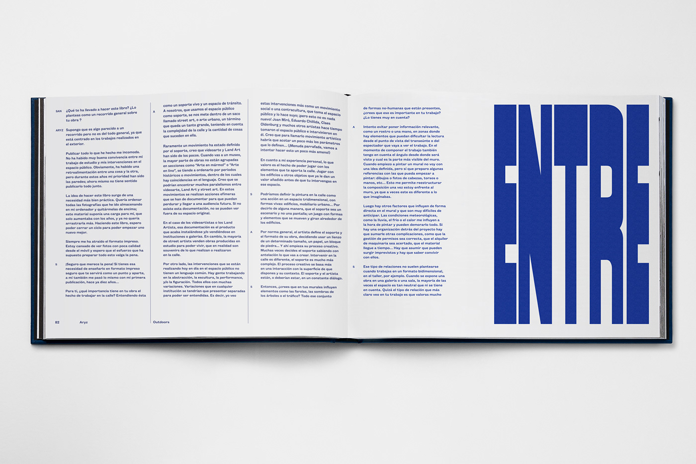aryz urban art typography   catalog editorial design  book colour print