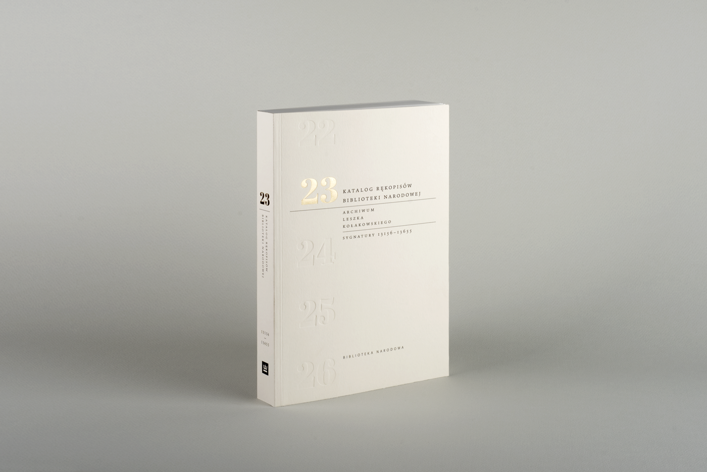 book design book cover design White gold Biblioteka Narodowa polish design