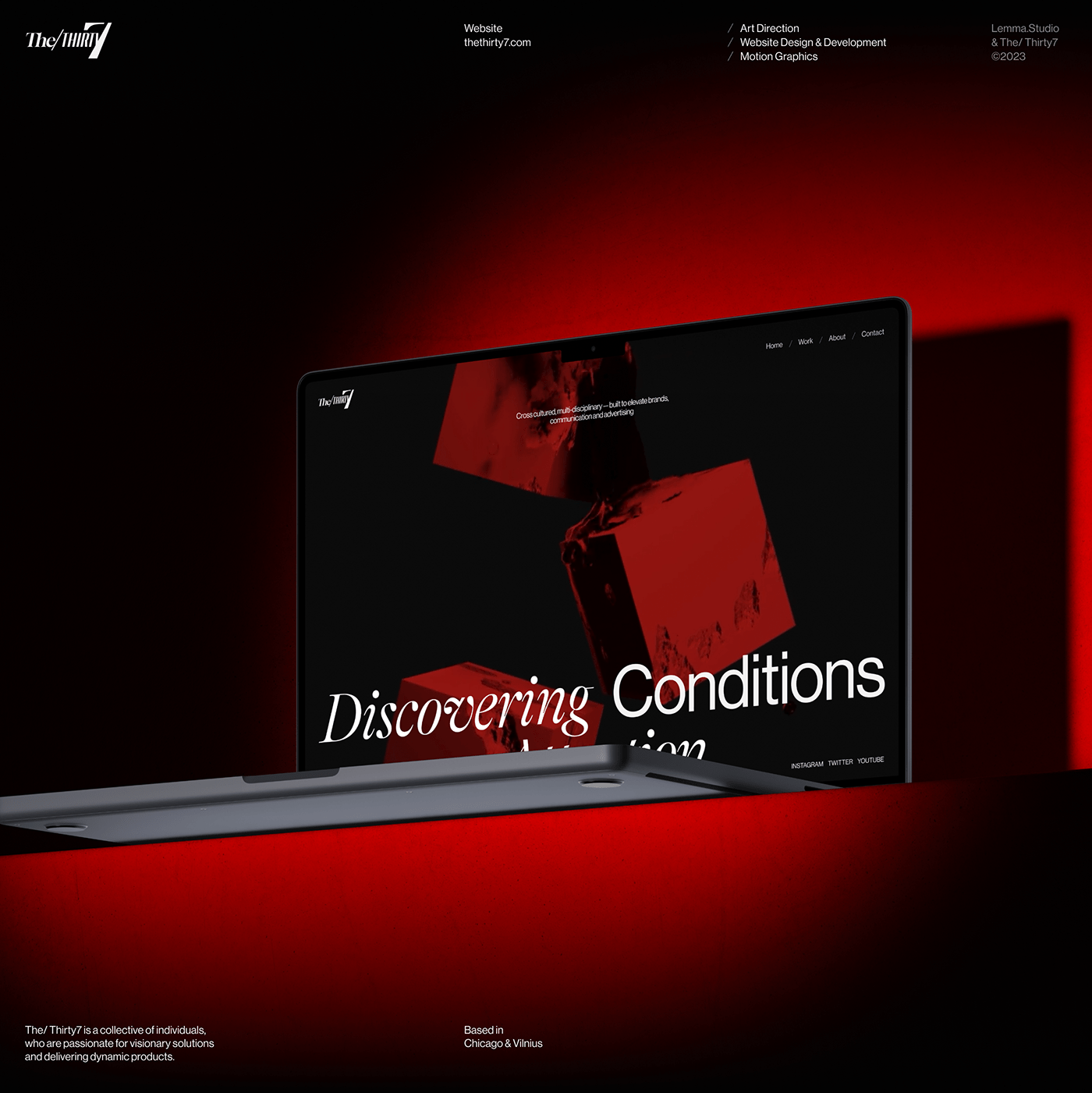 3D design creative Figma UI/UX visual design Webflow Website