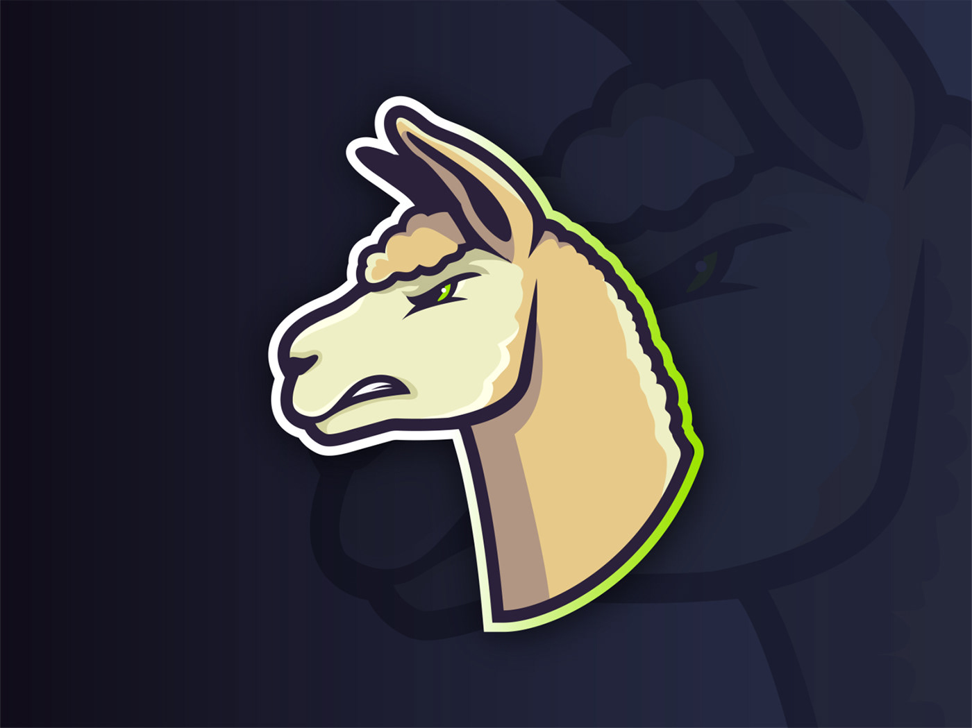 Alpaca Mascot Logo