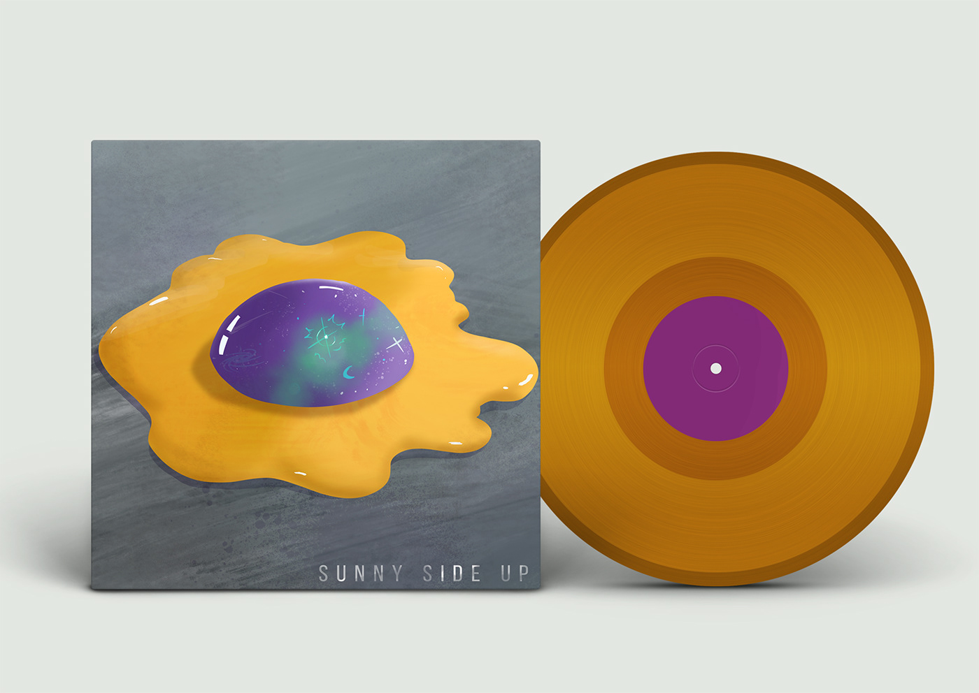 vinyl Records music psychedelic Procreate Illustrator photoshop