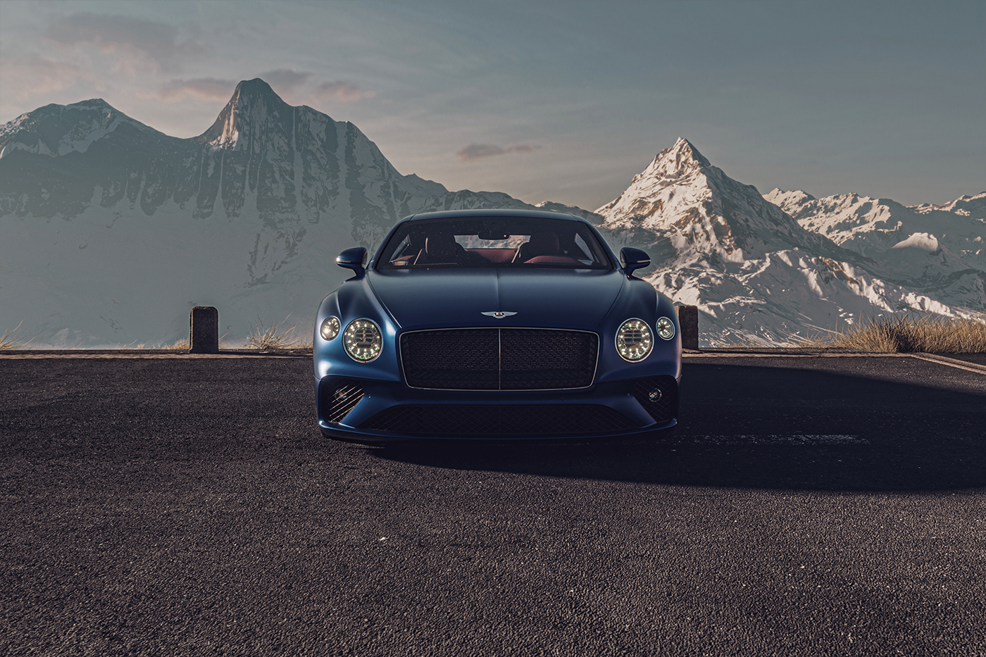3dsmax alps automotive   CGI corona render  fullcgi McLaren MegaScans mercedes mountains