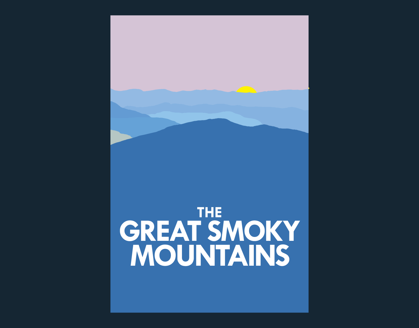 Great Smoky Mountains landscapes mountains north carolina poster Tennessee