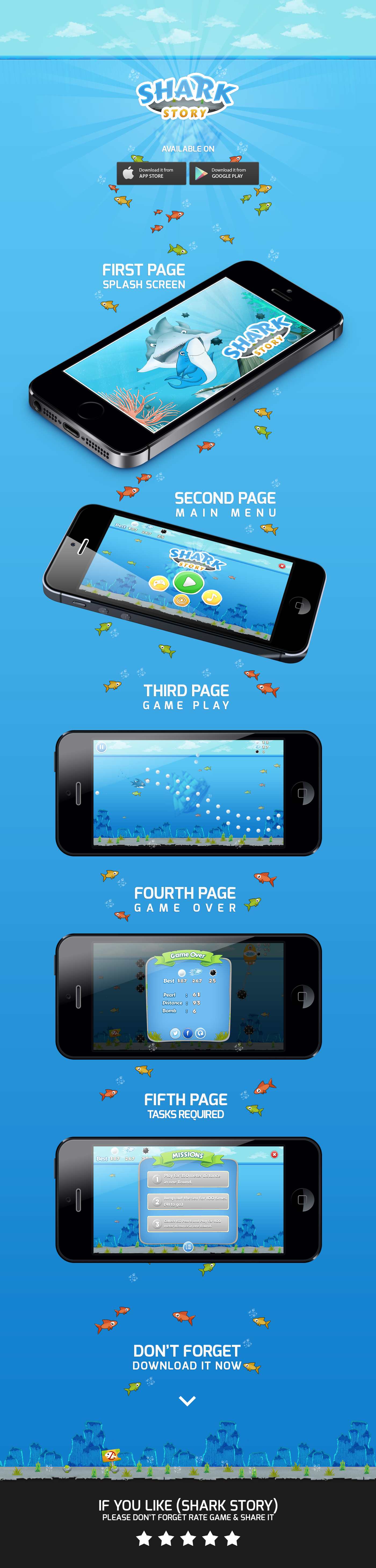 game ios android iphone Samsung play shark fish story modern free nice sea pearl