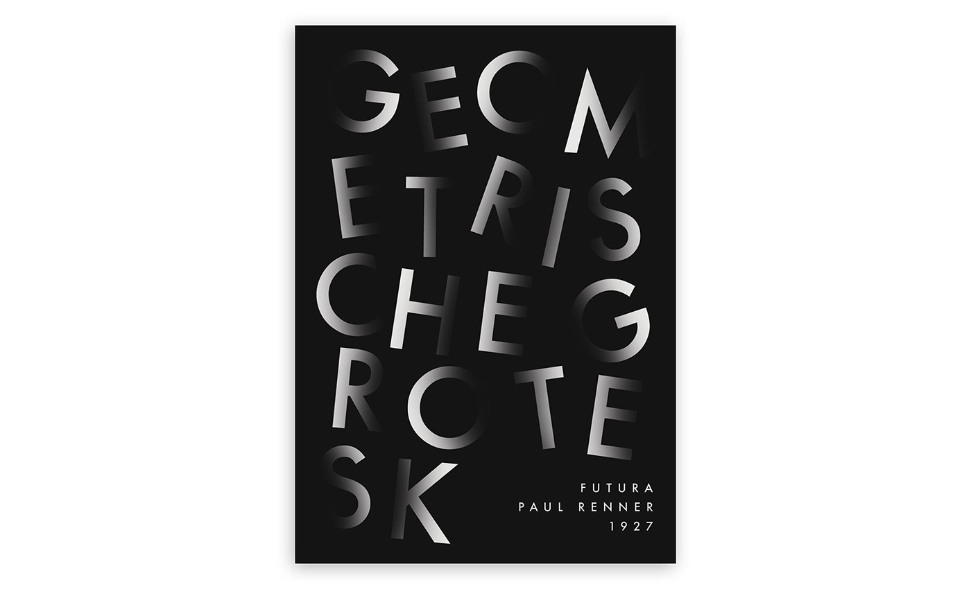 Futura helvetica poster grotesk font typography   type design Poster Design Poster series black and white