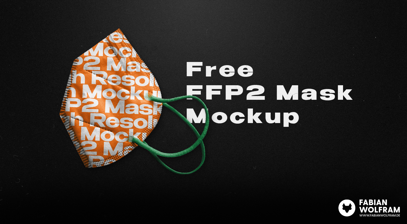 design editable ffp2 free freebie highres mask Mockup Photography  photoshop