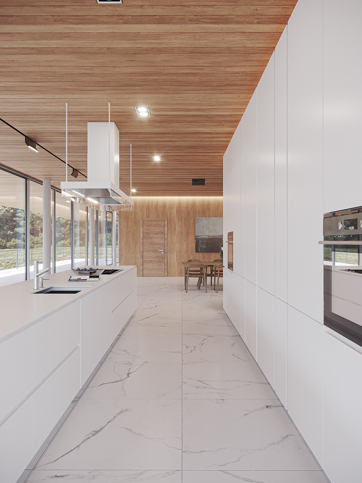 3D architecture archviz coroanRender design exterior Interior real estate Render visualization