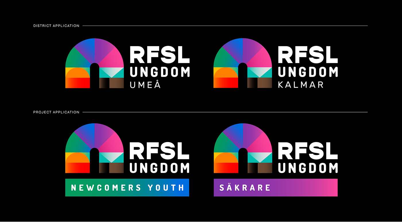 Logotype logo LGBTQ organization visual identity Logo Design brand identity graphic design  shapes rainbow