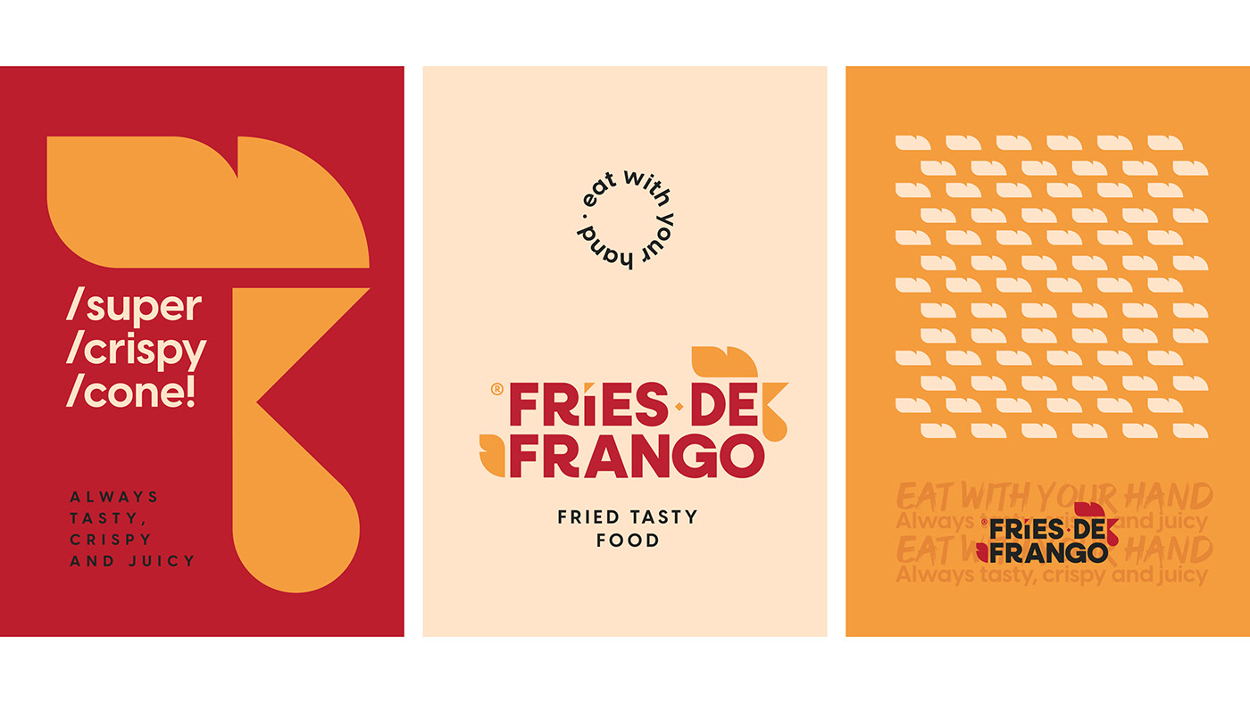 brand identity branding  Food  food illustration food logo food photography foodphotography fried chicken fried chicken logo Logotype