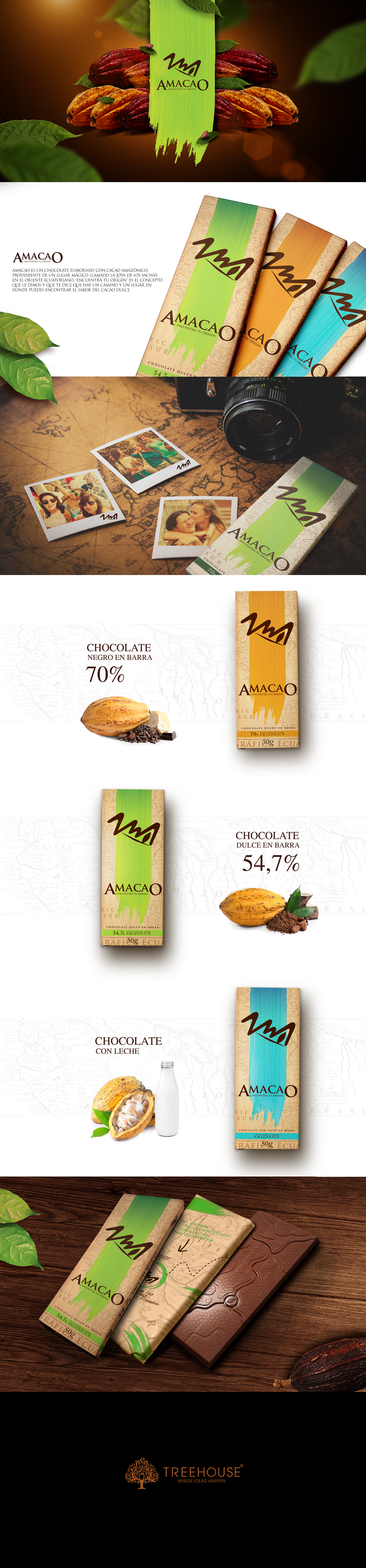 chocolate Packaging design Amazonas Ecuador quito cacao product Candy amacao