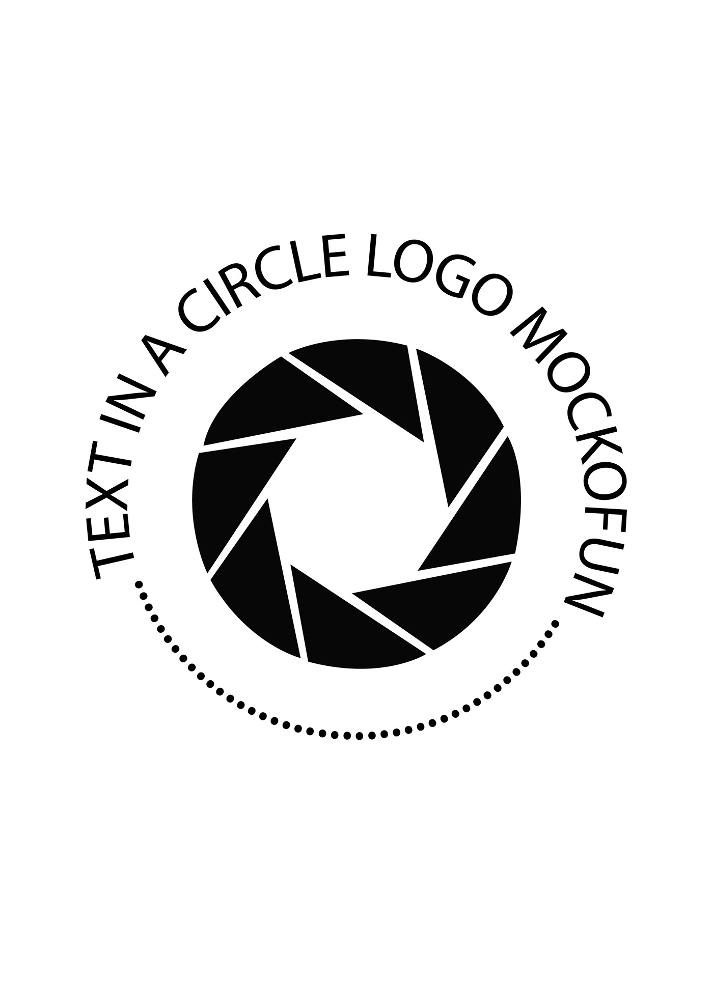 text Graphic Designer adobe illustrator vector Circle  Logo