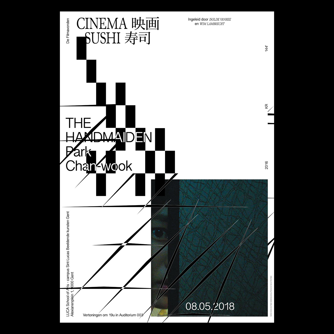de filmavonden Poster series Cinema Sushi gaspar noe sofia coppola gore verbinski chris marker Jim Jarmusch gent