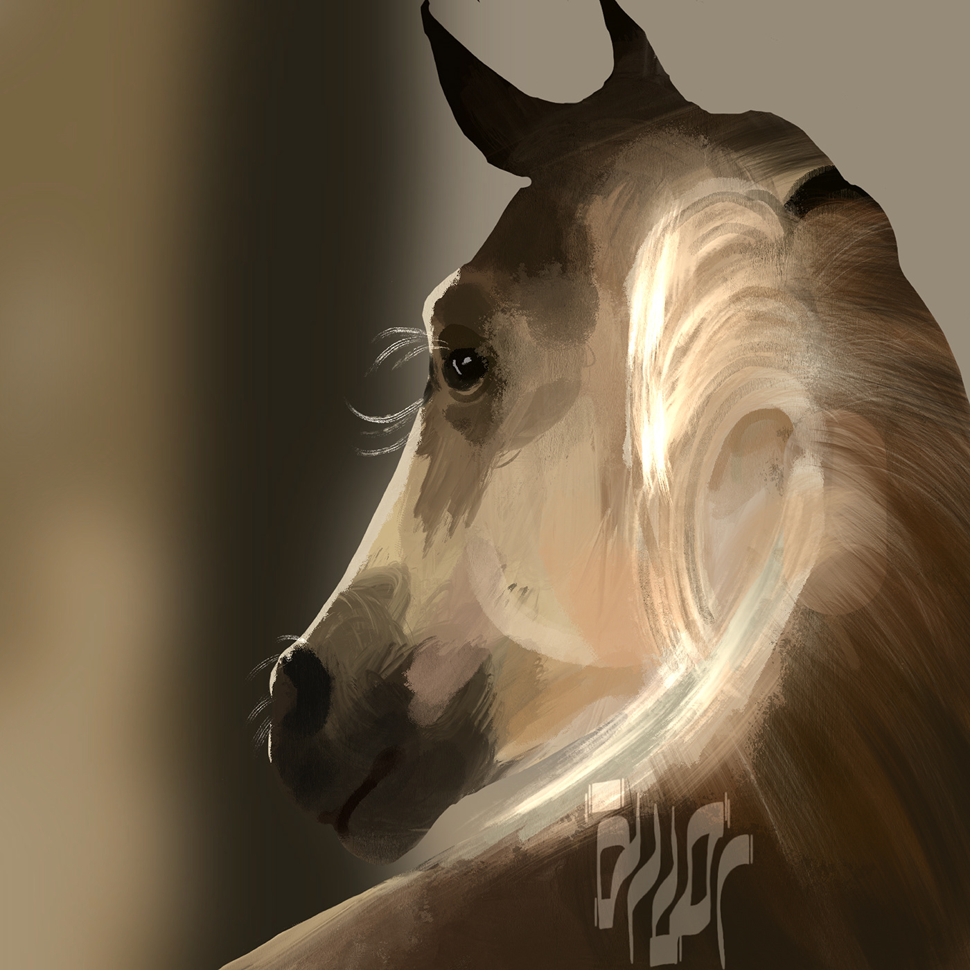 arts Digital Arts horses Procreate use
