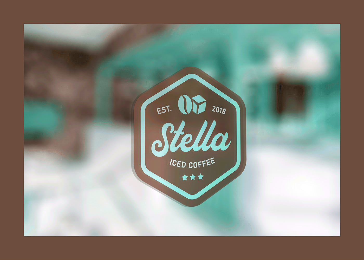 branding  Coffee Stella Website logo Packaging brand coffee shop hdkatarina iced coffee