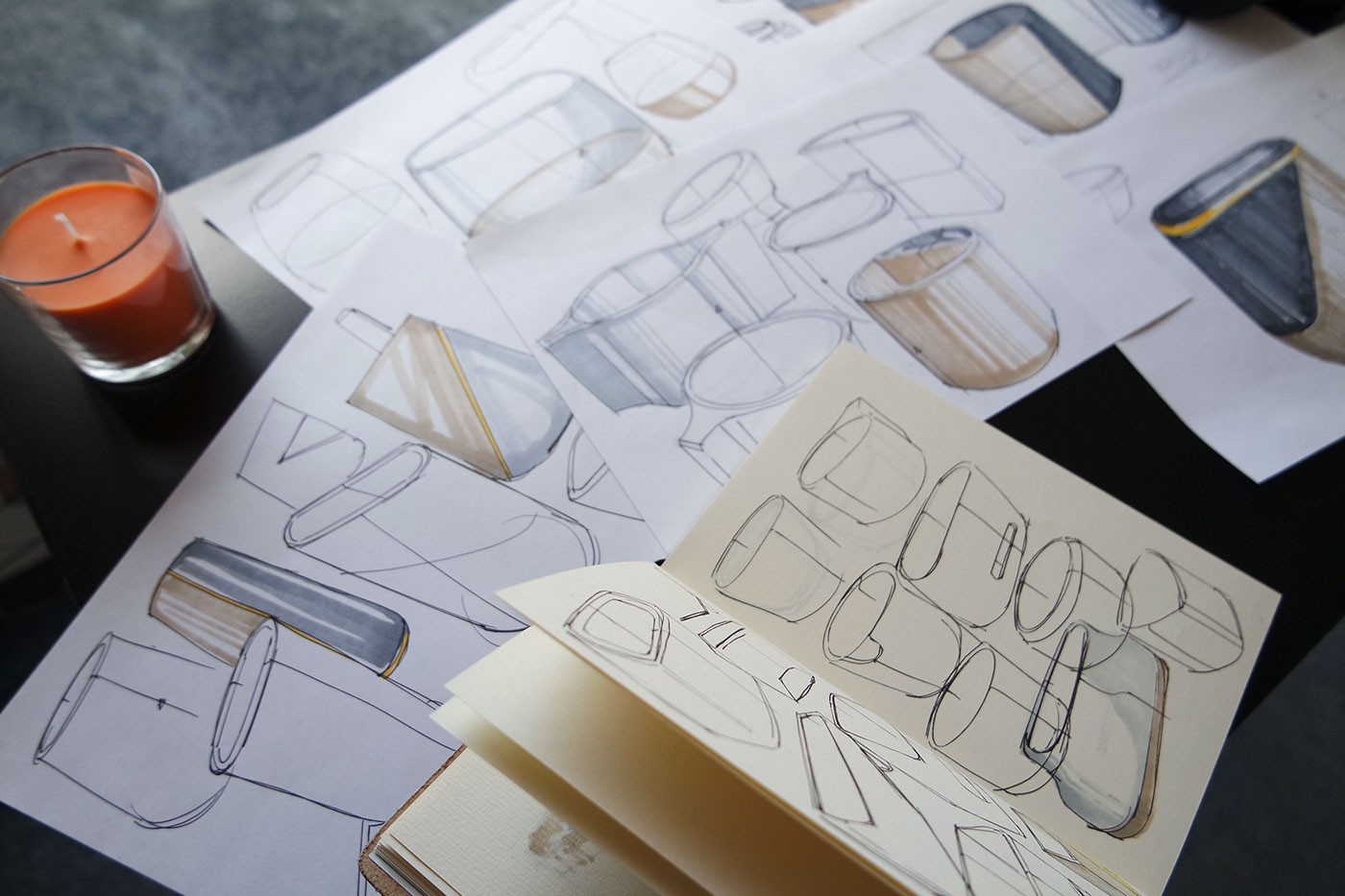 sketch sketches sketchbook industrial design  product design  Copic pen paper sketchbookpro