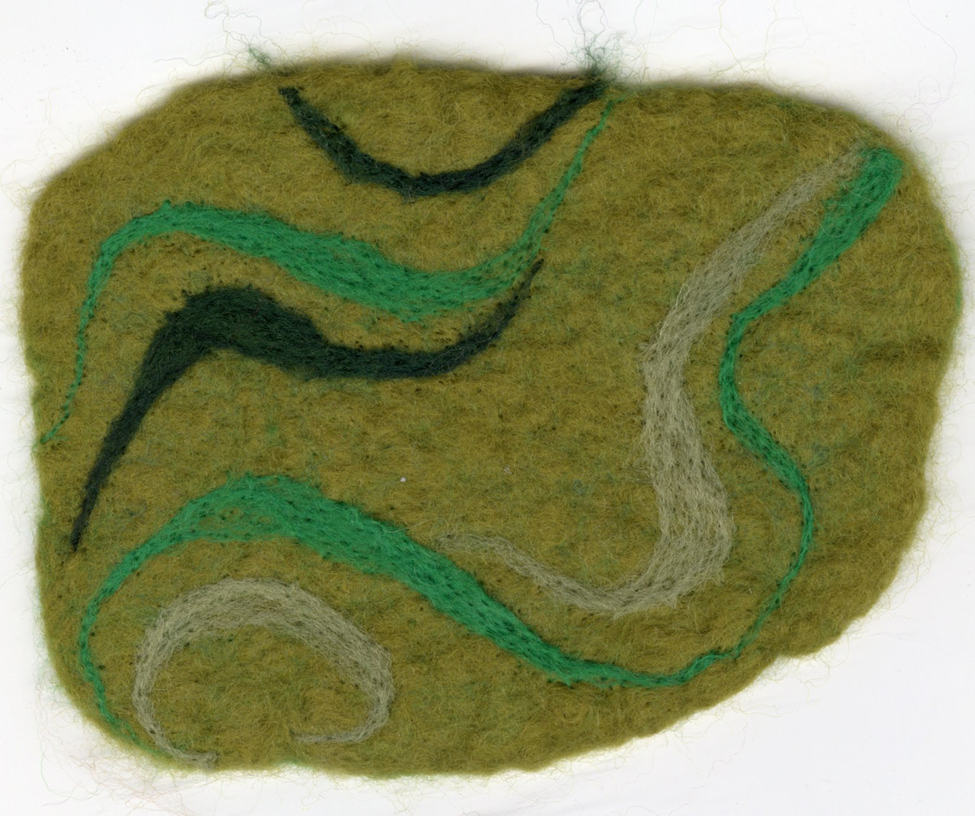 felt wool study color process felted wool roving