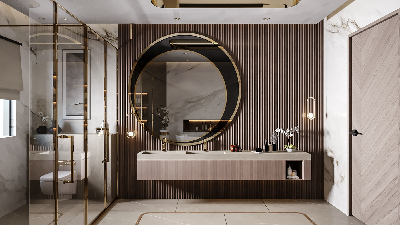bathroom design Interior luxurious luxury Master Bathroom modern