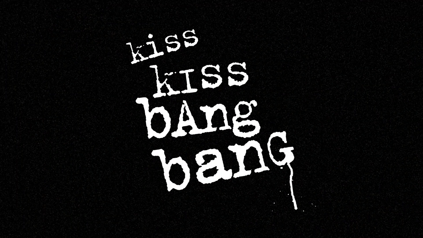 kiss BANG vector 50s 60s saul bass Film   book Magic   motion graphics 