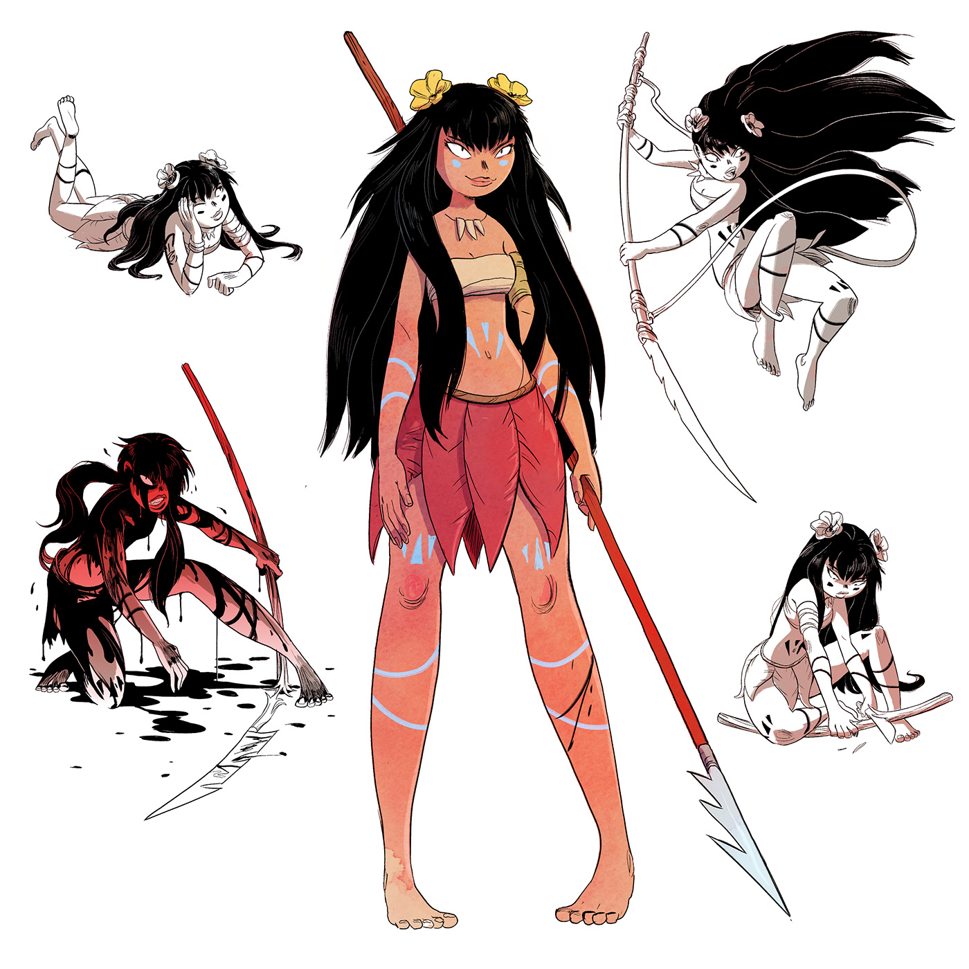 comic crowdfunding tribal polynesian Ghosts horror bd manga adventures girl