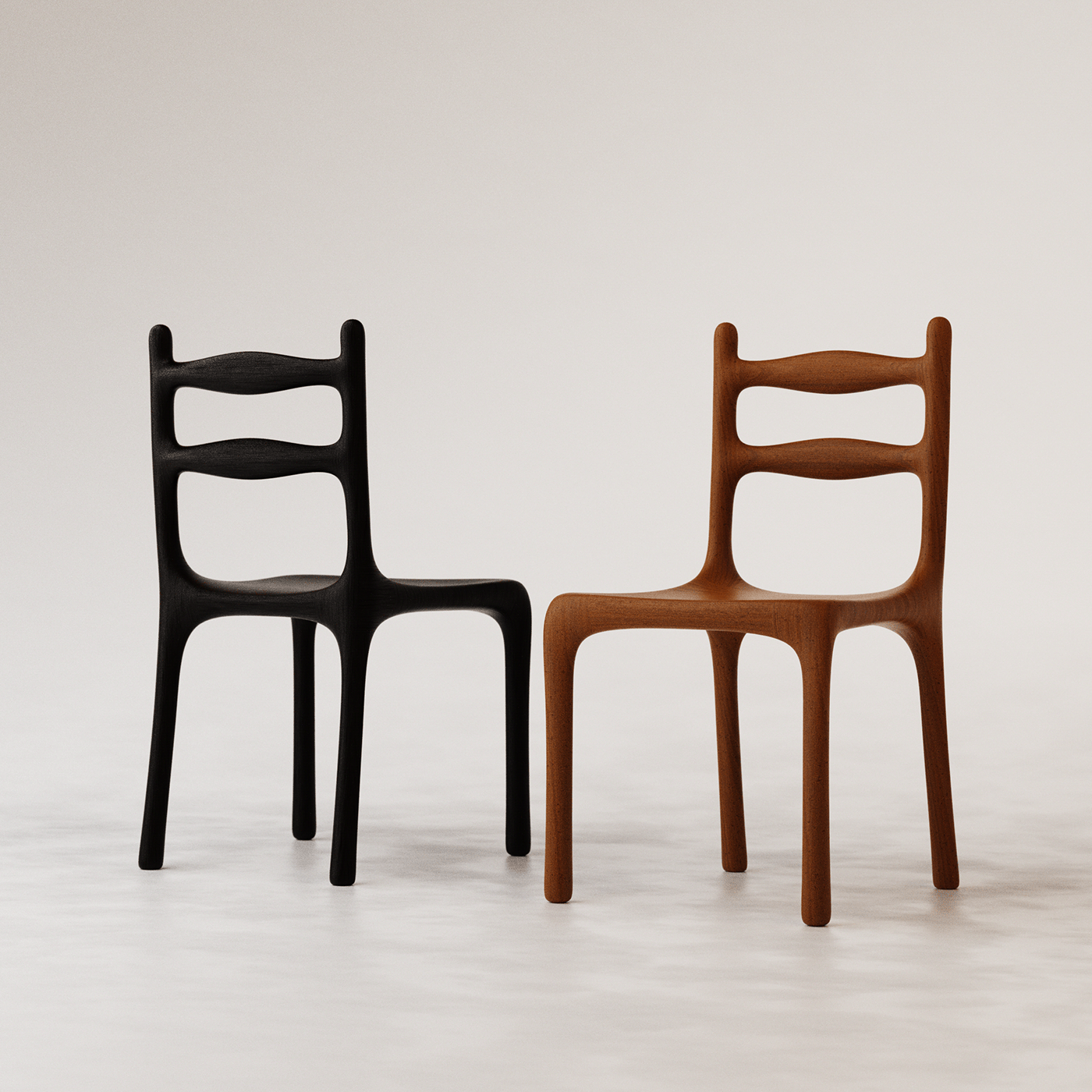 chair furniture interior design  wood design product design  3D Render architecture