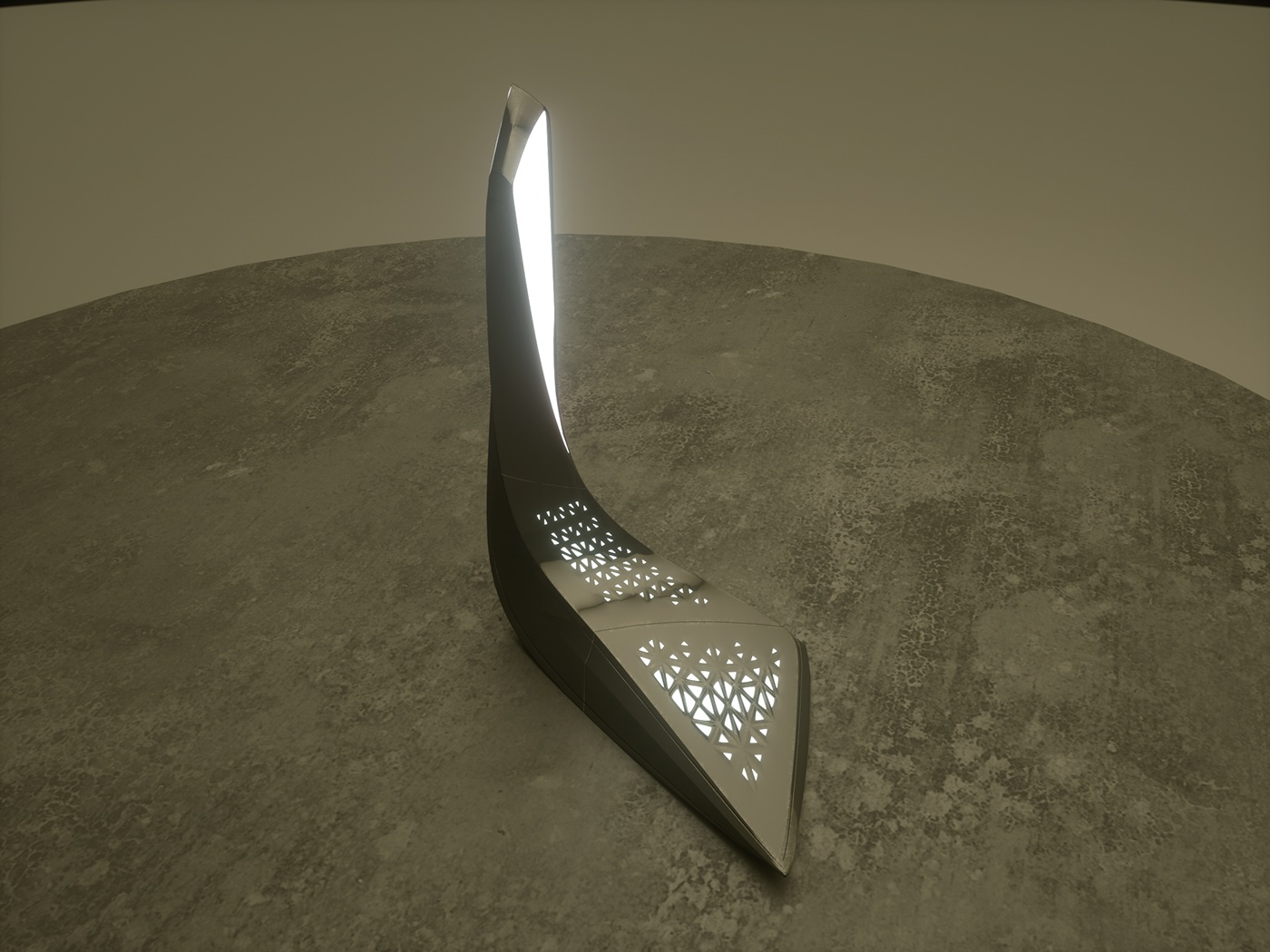 design Lamp product metal ceramic parametric generative