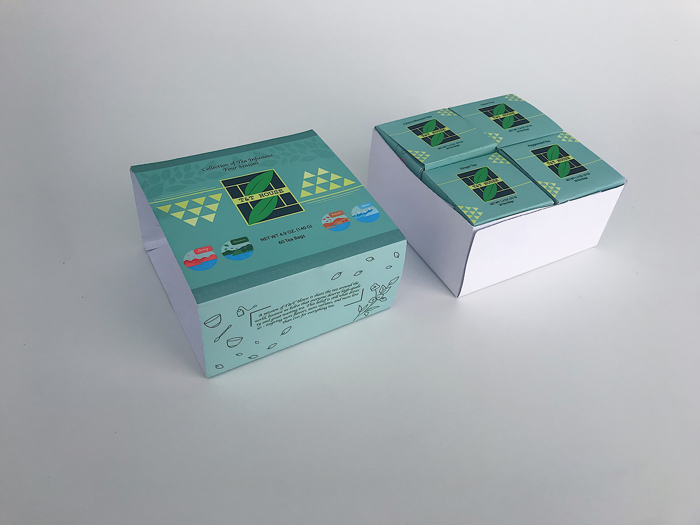 tea Packaging labeling design ILLUSTRATION  product magazinead