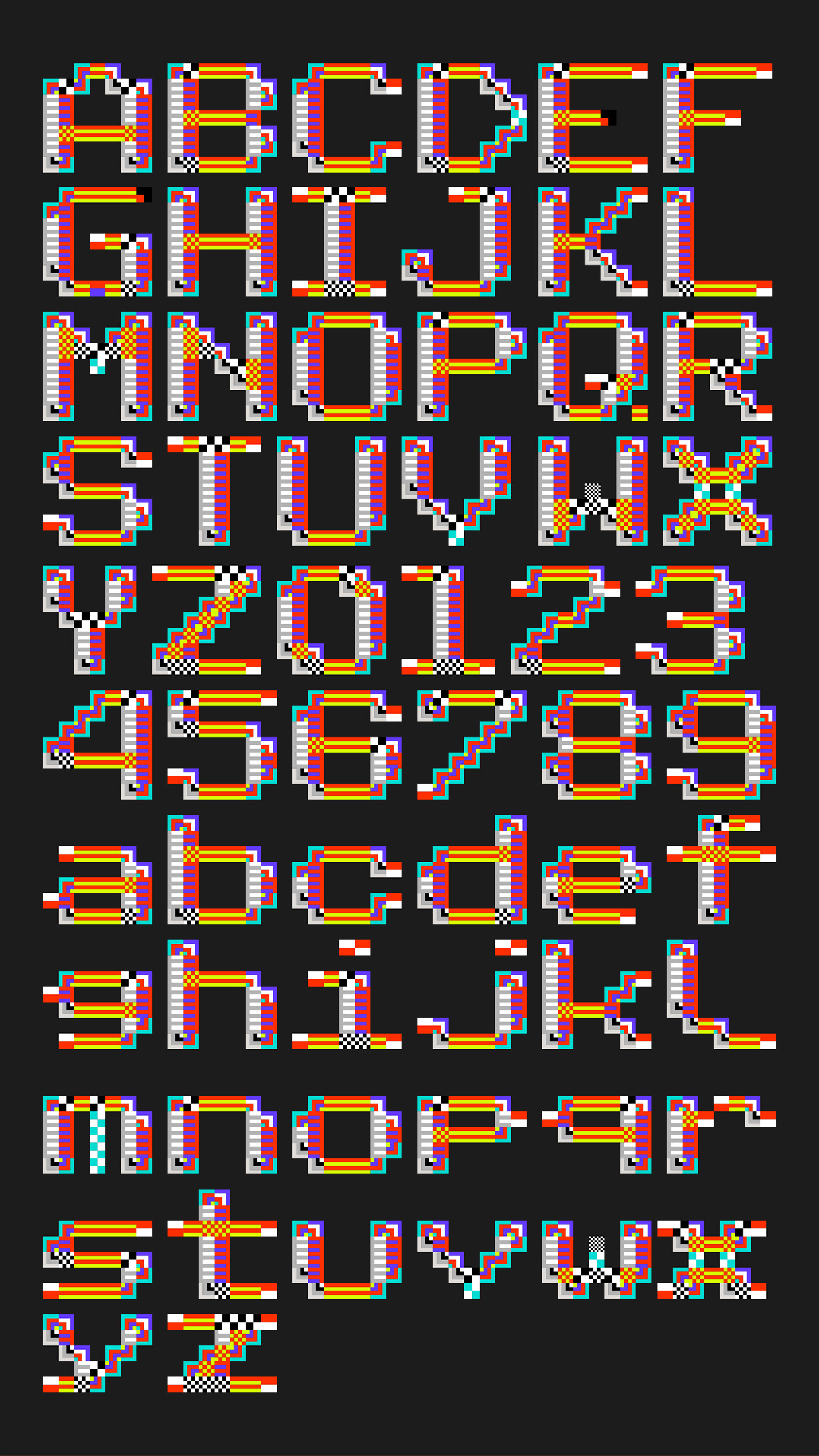 Amuki type processing Ecuador diseño gráfico modulartype
