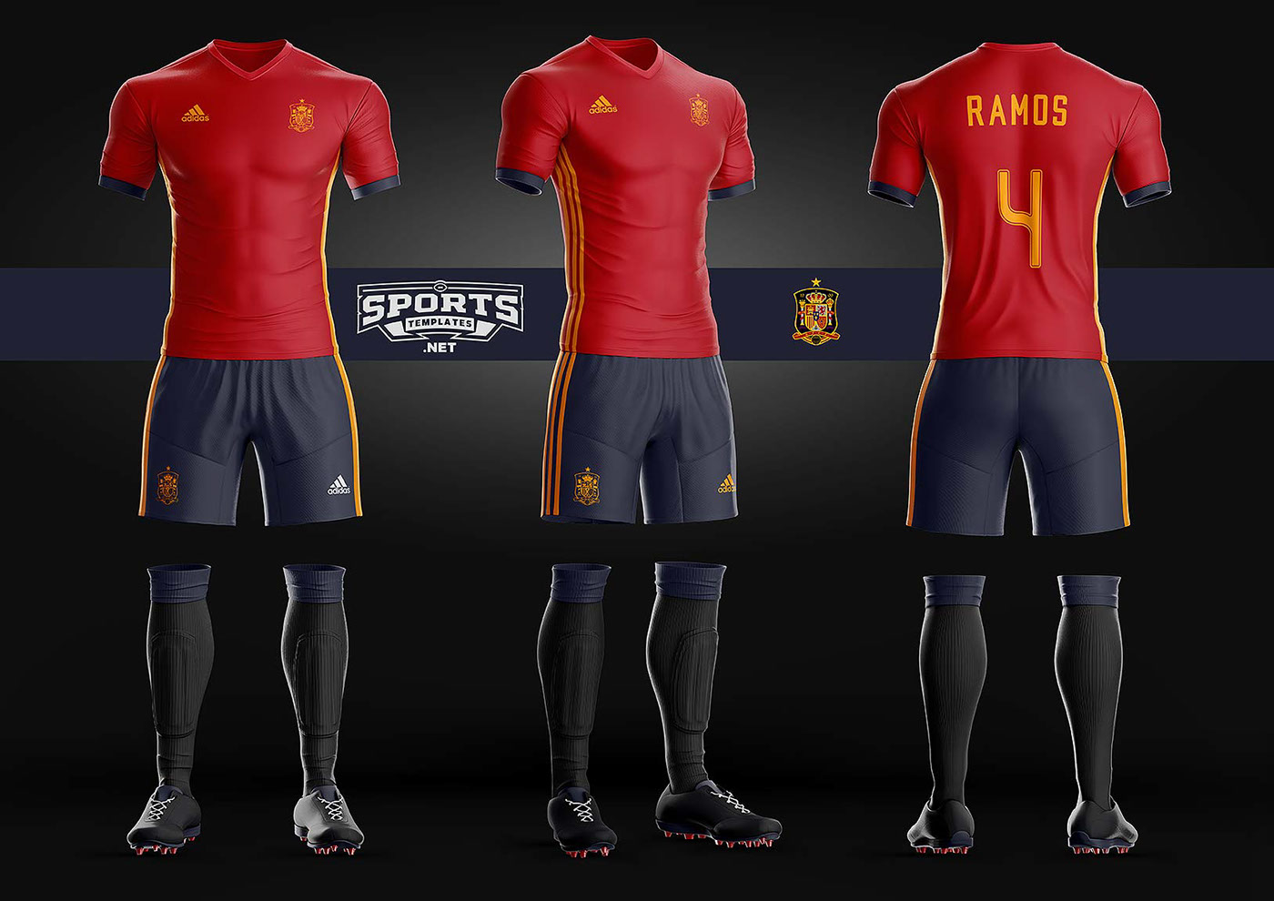 Goal Soccer Kit Uniform Template on Behance