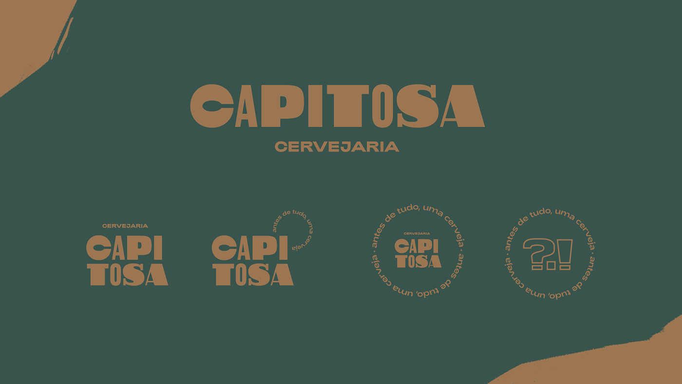 beer CAPITOSA cervejaria fortaleza Packaging branding  graphic design  Label Verbal visual identity