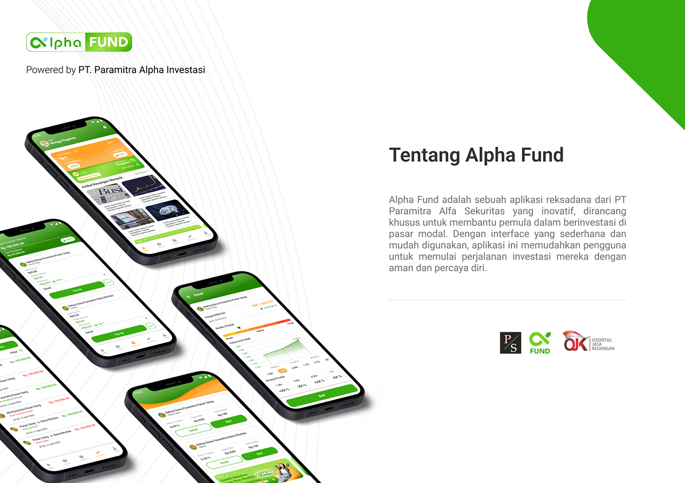 UI UX design apps design Figma Investment finance app