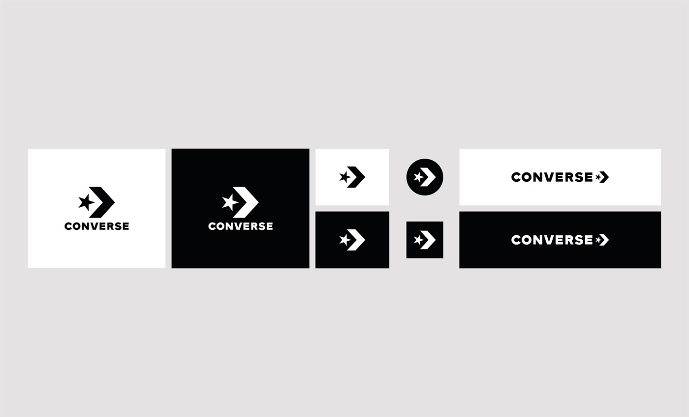 logo converse sports wordmark sawdust identity