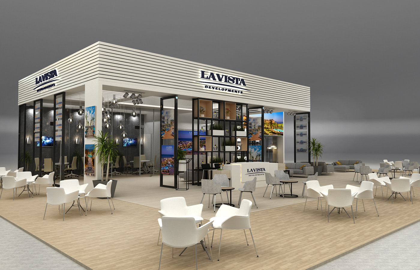lavista CityScape 2019 booth design Stand creative luxury comphy art direction  innovation